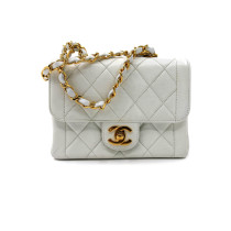 Chanel Square Mini Pelle Bianca