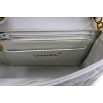 Chanel Square Mini Pelle Bianca