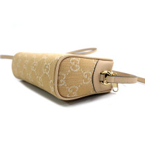 Gucci Ophidia Mini Tracolla Tessuto Beige