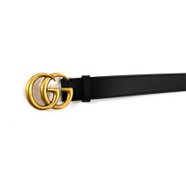 Gucci Cintura Marmont Pelle Nera