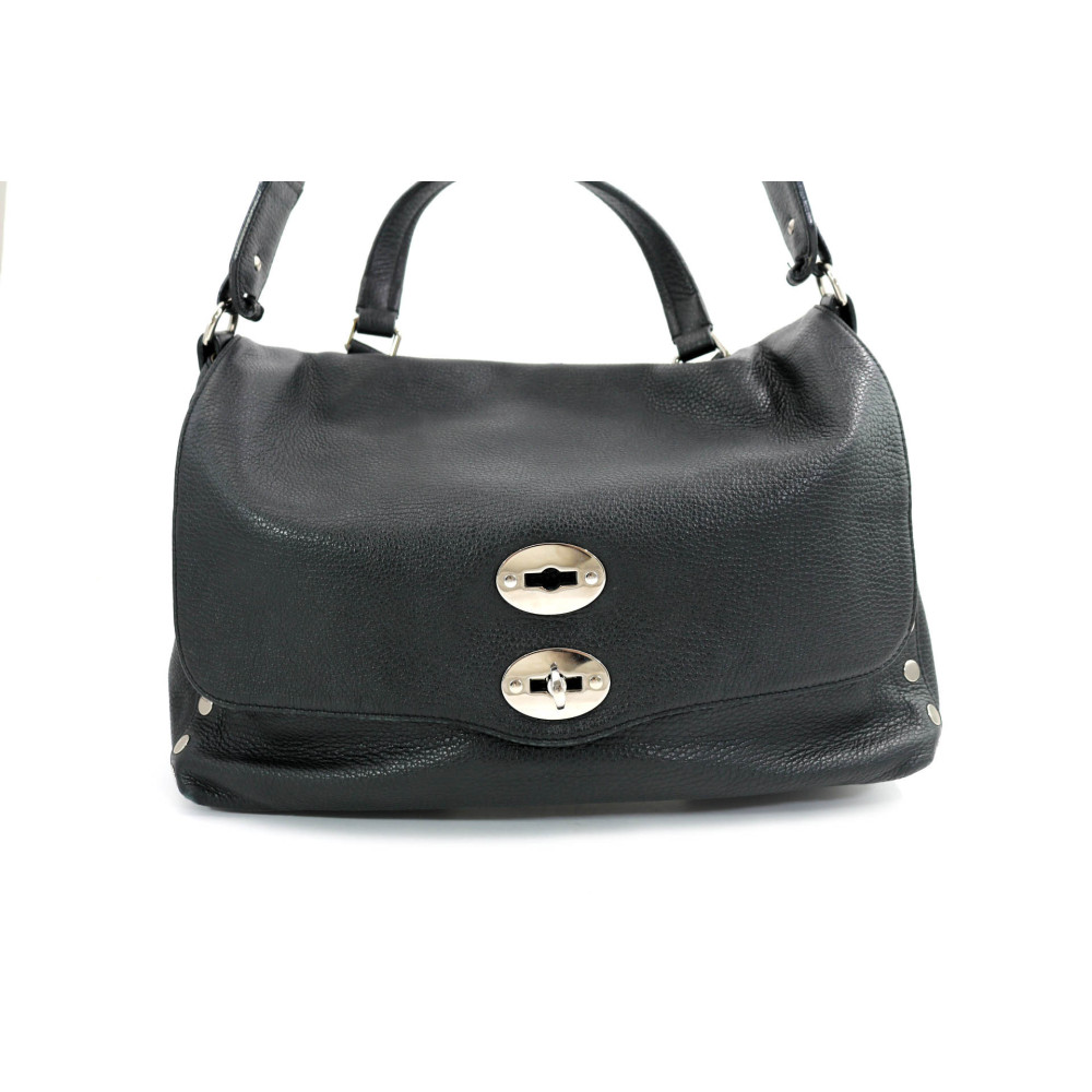 Zanellato Postina Media Pelle Nera