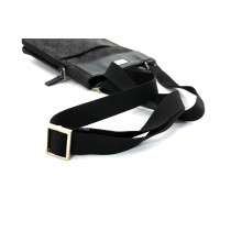 Gucci Messenger Zip Around Mini GG Grigio Nero