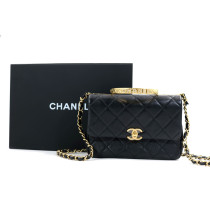 Chanel Classic Flap 24 C Pelle Nera