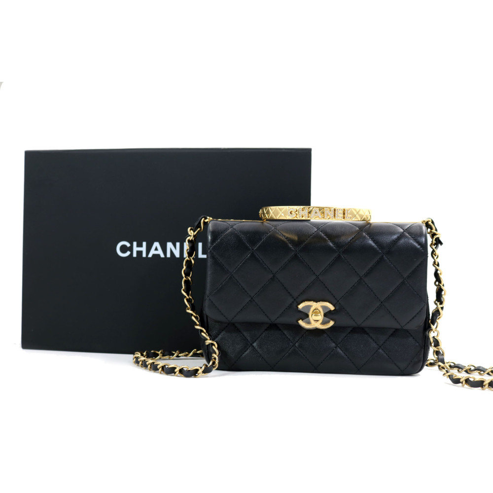 Chanel Classic Flap 24 C Pelle Nera