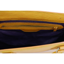 Louis Vuitton Sac Plat Pelle Epi Gialla