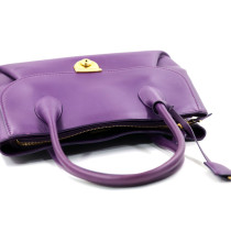 Ferragamo Tote Fiamma East West Pelle Viola