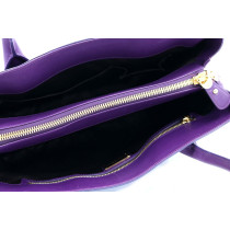 Ferragamo Tote Fiamma East West Pelle Viola
