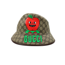 Gucci Cappello Pelle Beige