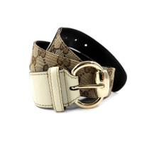 Gucci Cintura Pelle Beige