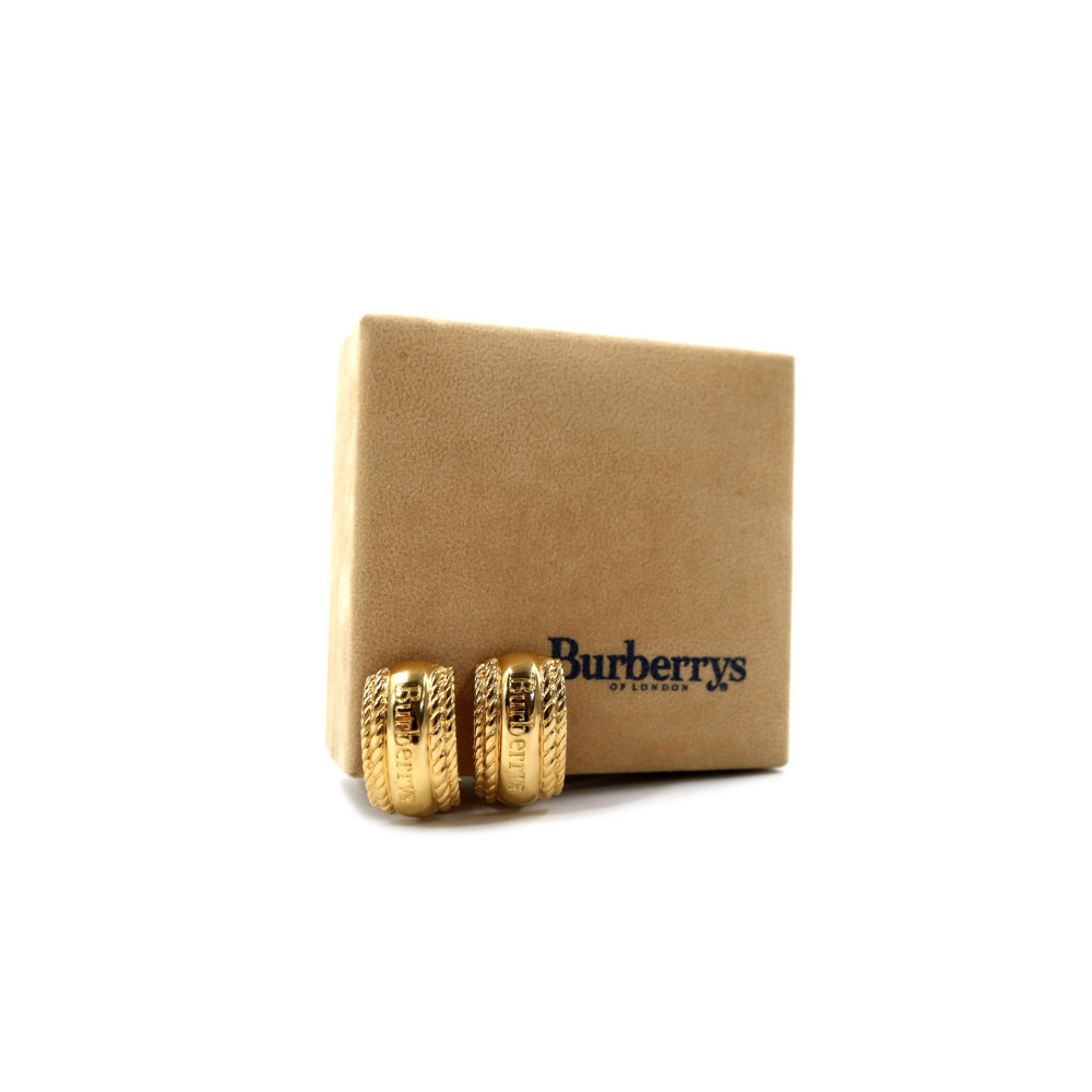 Burberry Orecchini Metallo Oro