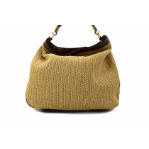 Saint Laurent Roady Rafia Sabbia