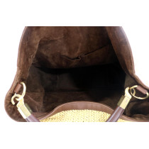 Saint Laurent Roady Rafia Sabbia