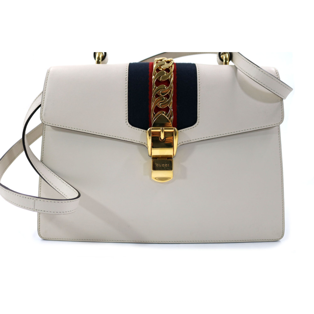 Gucci Silvye Pelle Bianca