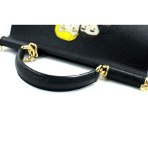 Dolce & Gabbana Sicily Media Pelle Nera