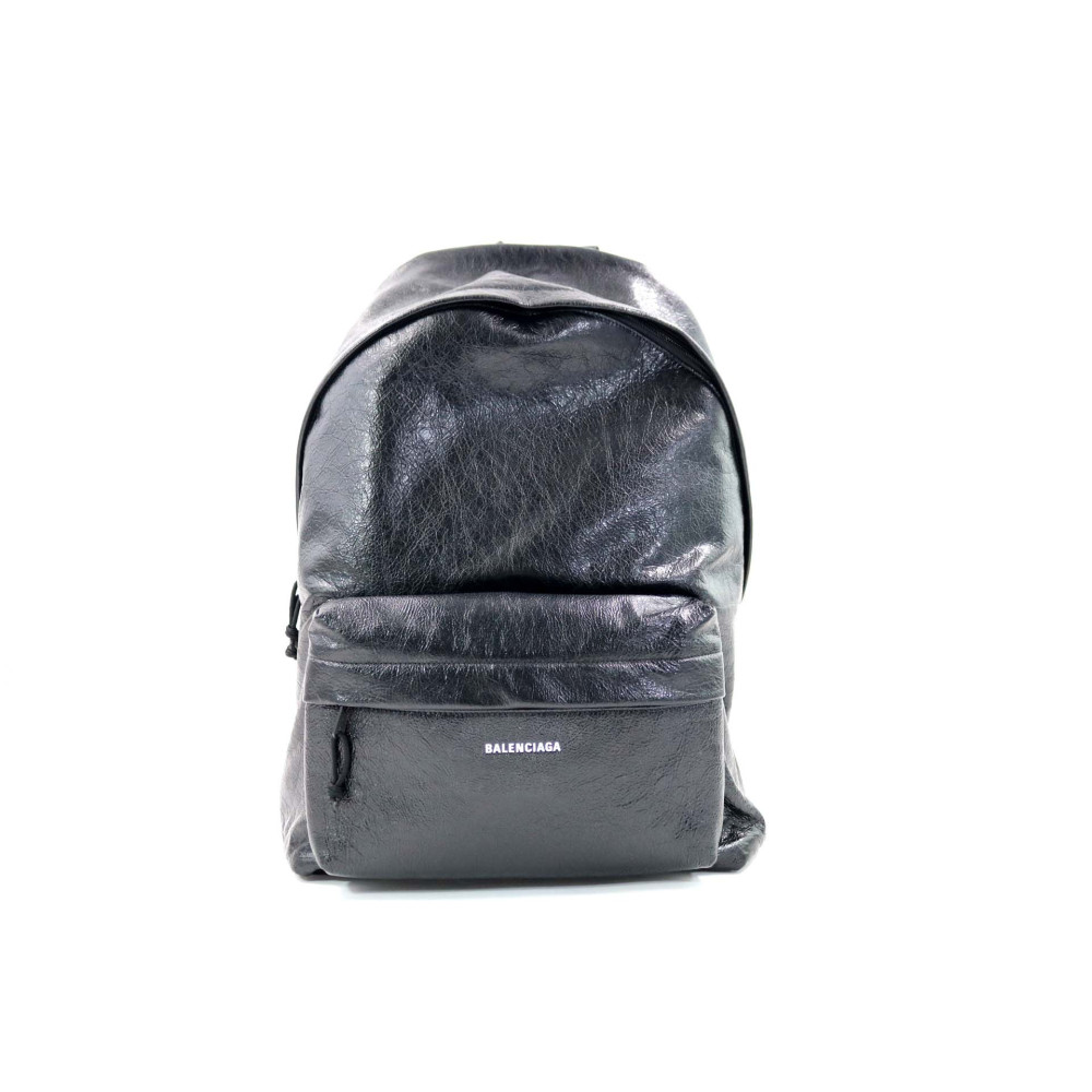 Balenciaga Zaino Explorer Pelle Nera