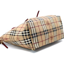 Burberry Tote Bag Check Beige