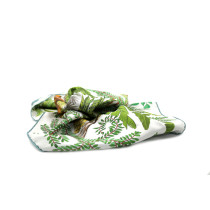 Hermes Foulard Carrè Le Jardin Des Peintres Seta Panna Multicolor