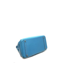 Hermes Birkin 40 Pelle Azzurro