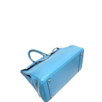 Hermes Birkin 40 Pelle Azzurro