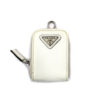 Prada Accessorio Charms Pelle Saffiano Bianco