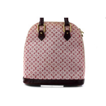 Louis Vuitton Alma Longue Mini Lin Bordeaux