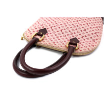 Louis Vuitton Alma Longue Mini Lin Bordeaux