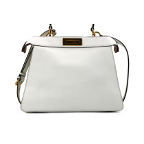 Fendi Peekaboo Pelle Bianca