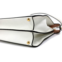 Fendi Peekaboo Pelle Bianca