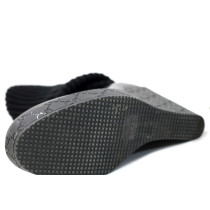 Gucci Stivali Pelle e Lana Nera