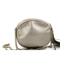 Gucci Soho Chain Mini Disco Pelle Oro