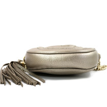 Gucci Soho Chain Mini Disco Pelle Oro