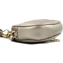 Gucci Soho Chain Mini Disco Pelle Oro