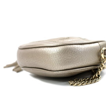 Gucci Soho Chain Mini Disco Pelle Oro