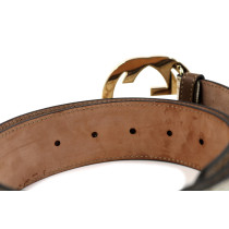 Gucci Cintura Pelle Beige