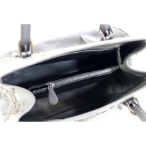 Bottega Veneta Sienna Floral Applique Limited Edition Pelle Grigia