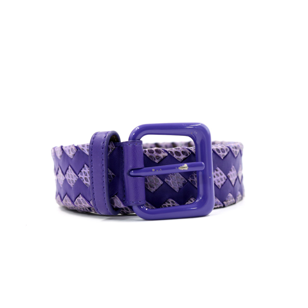 Bottega Veneta Cintura Pelle Viola