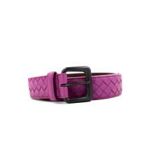 Bottega Veneta Cintura Pelle Vinaccia