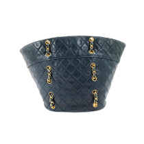 Chanel Bucket Bag Pelle Blu Notte