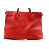 Gucci Bamboo Fringe Tote Bag Pelle Corallo