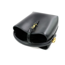 Saint Laurent Le 37 Mini Pelle d'Agnello Nera