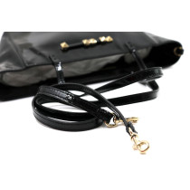 Valentino Rockstud Shopping Small Vernis Nera