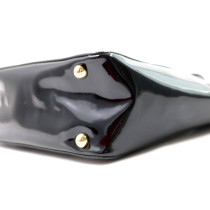 Valentino Rockstud Shopping Small Vernis Nera