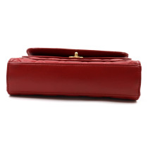 Chanel Triple Flap Pelle Rossa