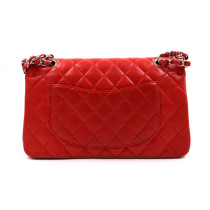 Chanel Classica Media Pelle Rossa