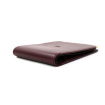 Cartier Portafoglio con Porta Libretto Pelle Bordeaux