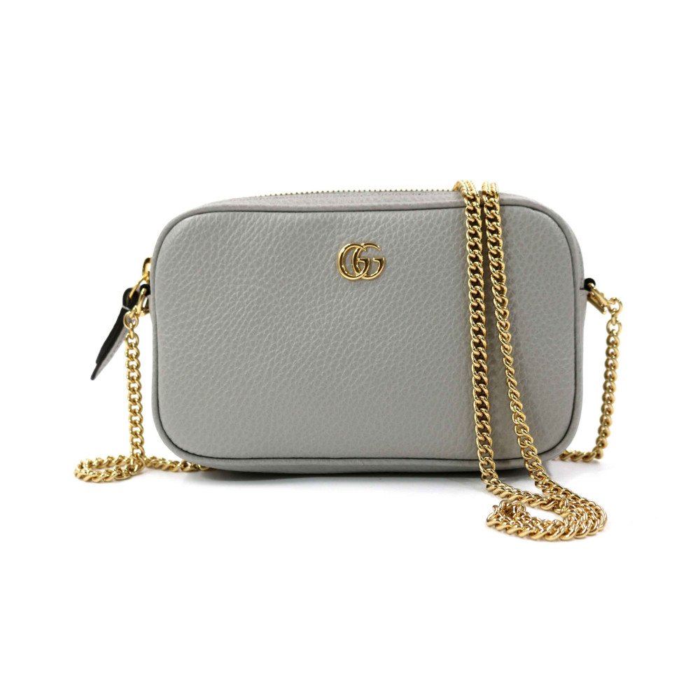 Gucci Marmont Petit Pelle Grigia