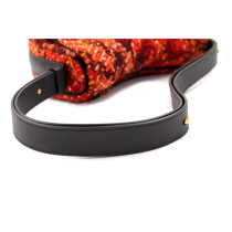 Burberry Rocking Horse Tweed Misto Lana Arancione Rosso