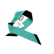 Gucci Bandeau Seta Nera e Verde