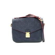 Louis Vuitton Pochette Metis Pelle Monogram Empreinte Blu