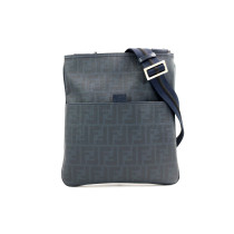 Fendi Tracolla Tela Blu